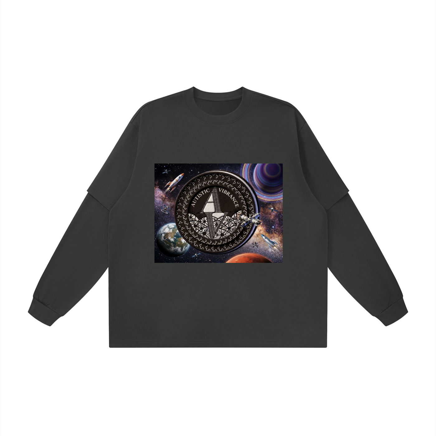 Unisex Layered Oversized T-Shirt