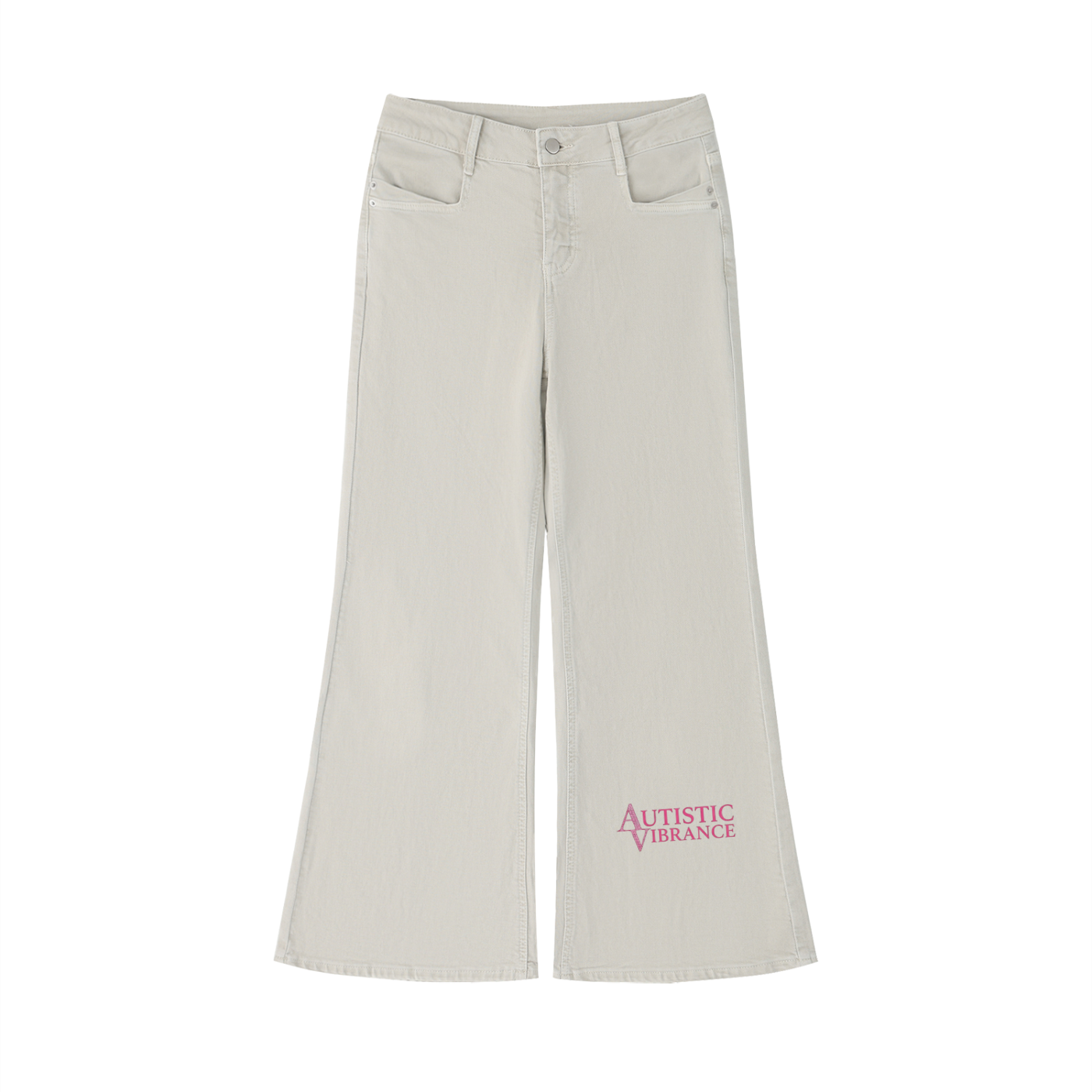 Autistic Vibrance Flared Leg Jeans