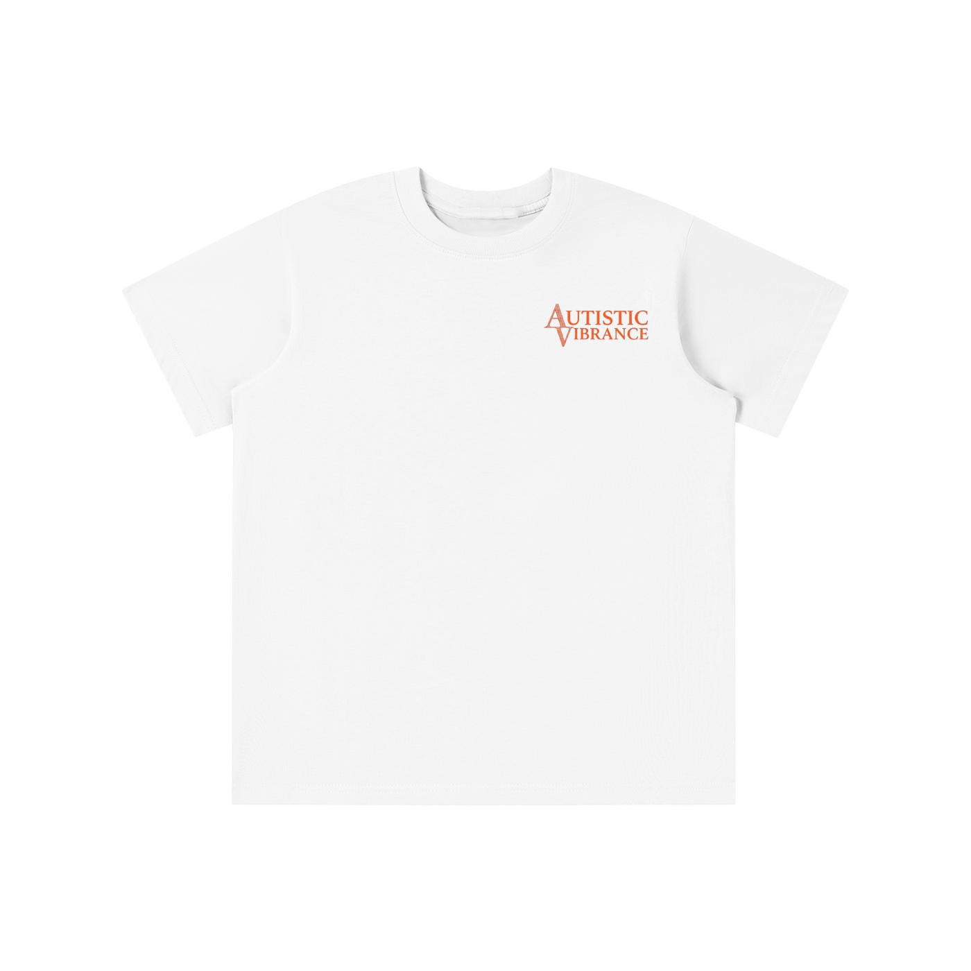 Autistic Vibrance Kids' Orange Logo T-shirt