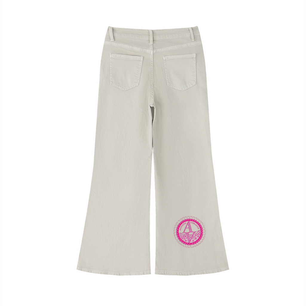Autistic Vibrance Flared Leg Jeans