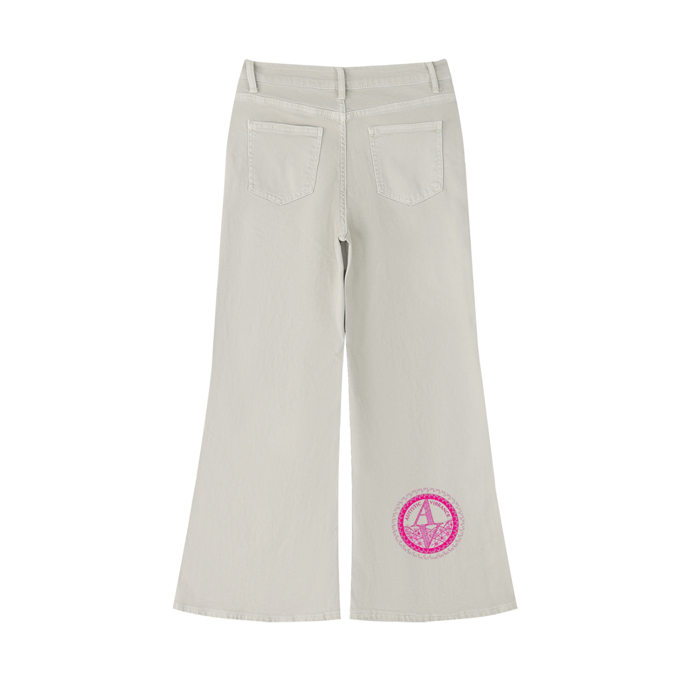 Autistic Vibrance Flared Leg Jeans